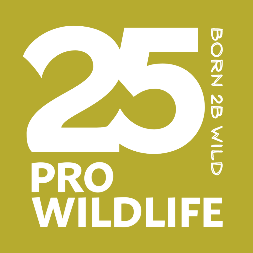Jubiläumslogo 25 Jahre Pro Wildlife