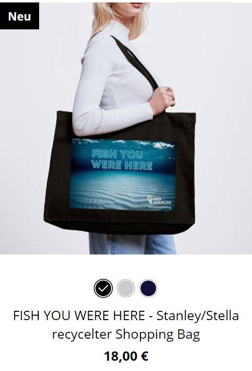 Shopping Bag Fish you were here