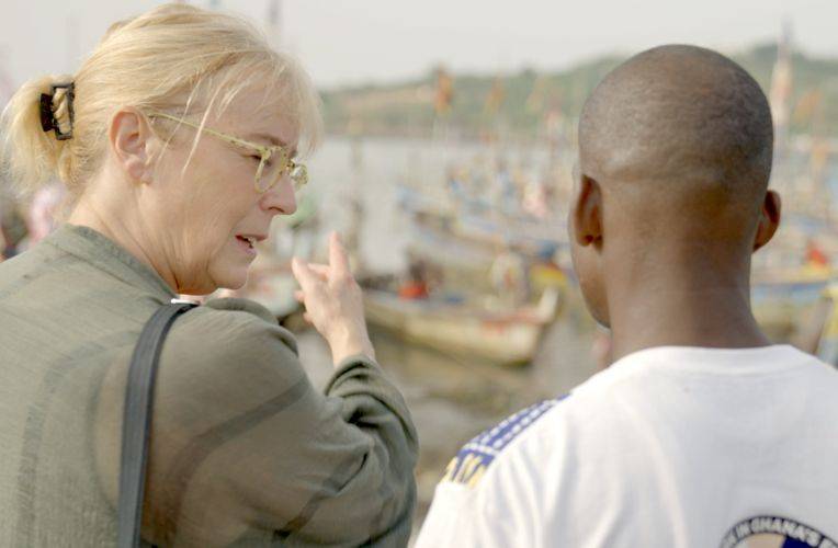 Gemeinsame Kampagne gegen Delfinjagd in Ghana © 6w-Film
