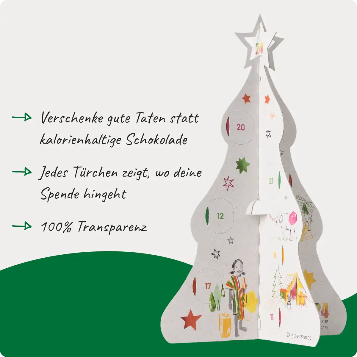 Der 24 GUTE TATEN Adventskalender