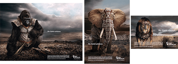 Anzeigen Artenschutz Ihr Geld schuetzt